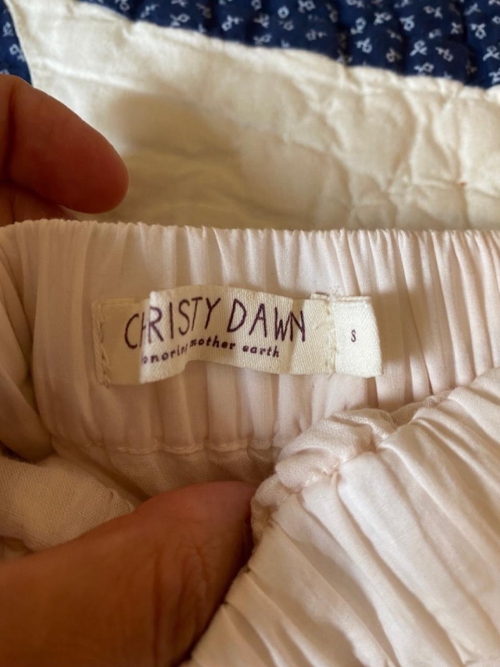 Christy Dawn Gabrielle Skirt Small S Pearl - Picture 2 of 3